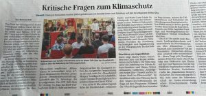 Read more about the article PRESSE ÜBER UNS: Mannheimer Schüler und DTI blicken auf Klimaschutz